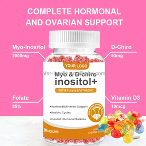 Ausreson OEM <span class=keywords><strong>Best</strong></span> Myo inositolo e <span class=keywords><strong>d</strong></span> Chiro inositolo integratore di vitamine Gummies Private Label Myo Inositol Gummies - Product Image 2