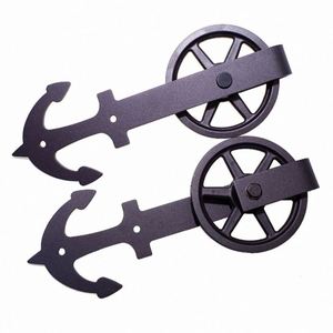 Ruedas WEKIS para Puertas Corredizas Dobles de Cocina y Baño, Kit de Rodillos para Puertas Corredizas de Interior, Sistema de Herrajes para Puertas Corredizas - Product Image 3