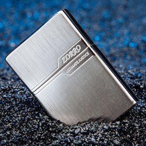 <span class=keywords><strong>Briquet</strong></span> à kérosène Xi Qing <span class=keywords><strong>Zorro</strong></span> en métal brossé, classique, coupe-vent, écologique, rechargeable, format poche, accessoire pour cigarettes et cadeaux promotionnels - Product Image 1