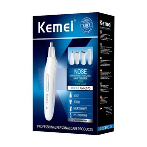 Kemei KM-6670 5 en 1 Nez Cheveux Tondeuse Hommes Oreille Nez Tondeuse Enlèvement Tondeuse Électrique Barbe Épilateur Nez Trimer Coupe De Cheveux - Product Image 3