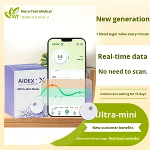 Weitai 2 세대 가정 수의학 모니터링 장치 새로운 업그레이드 동적 혈당 테스터 설탕에 대한 24 시간 모니터 - Product Image 5