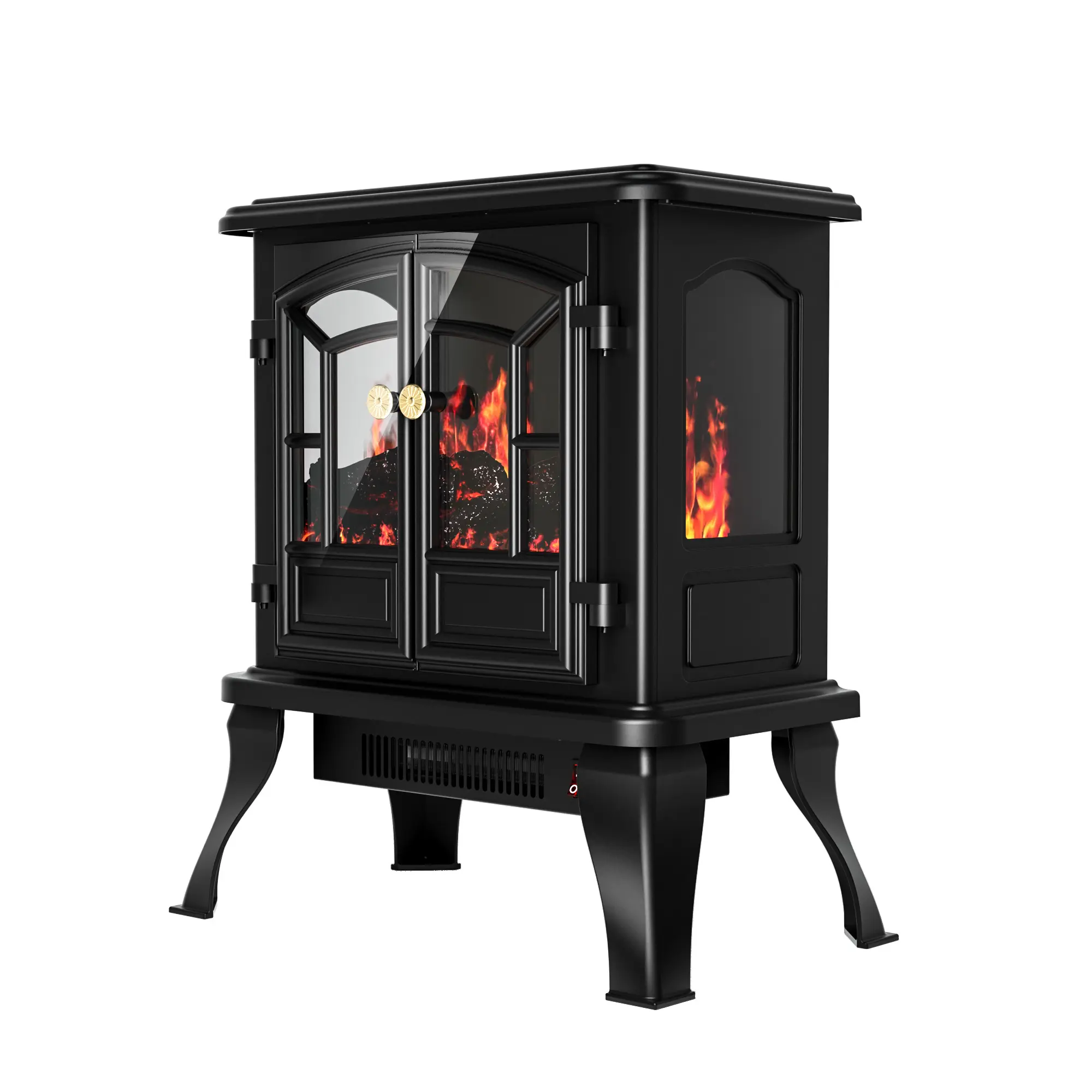 Fire place eléctrico 3D personalizado, simulación de incendios Vertical, 1000w, 220v, venta al por mayor