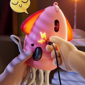 Luckytoys 새로운 독특한 장난감 오징어 장난감 전기 걷는 문어 오징어 빛과 음악 감지 크롤링 춤 문어 장난감 - Product Image 2