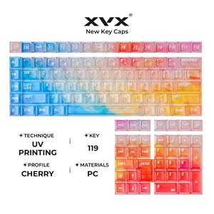 XVX <strong>Keycaps</strong> Gorgeous-View <strong>Cherry</strong> Profile PC <strong>Keycaps</strong> 119 Keys All <strong>MX</strong> Switches <strong>MX</strong>-Styled Clones Personalized Mechanical Gaming - Product Image 3