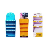 Présentoirs de sol en plastique ondulé Coroplast pour supermarchés, promotionnels, pour magasins de détail, étagères en PVC
