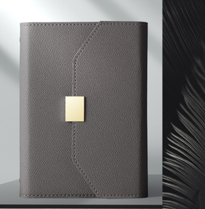 Juego de cuadernos de hojas sueltas de negocios personalizados A5 de gama alta <span class=keywords><strong>A6</strong></span> de cuero suave desmontable de alto valor se puede imprimir LOGO caja de regalo de papel - Product Image 2