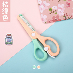 Tijeras de Seguridad para Niños, Precio al por Mayor, Tijeras Rectas para Niños, Mango de Plástico, Punta Redonda, para Diestros, para el Aula, la Escuela y el Hogar - Product Image 4