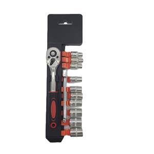 ชุดประแจซ็อกเก็ต Xiaofei 1/4 นิ้ว 12 ชิ้น ทำจากเหล็กโครเมียมวาเนเดียม ชุดเครื่องมือซ่อมแซมบ้าน - Product Image 3