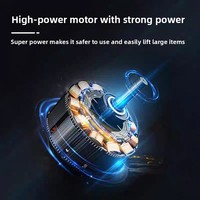 Chariot élévateur électrique pliable certifié CE, mini transpalette à batterie 12V pour le chargement de marchandises