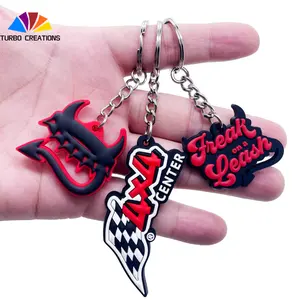 Custom 2D/3D Soft PVC Keychains Make Rubber Key Chain With Your Logo Free Digital Mock-Up For Your Reference Within 12 Hours