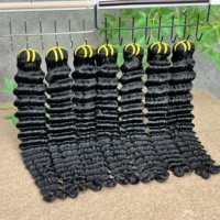 Lot de Cheveux Humains Vierge Vietnamiens 100% Naturels, Grade 12A, Ondulés Profonds, Cuticules Alignées, Non Traités, Vente en Gros