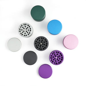 Rukioo JZG0071 Portable 63MM-4 Layer Zinc Alloy Dry Herb Grinder <b>Macaron</b> Color Non-Staining and Easy-to-Clean - Product Image 3