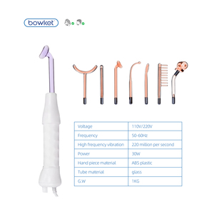 Appareil Facial Haute Fréquence 7 Électrodes Tubulaires à Gaz Argon pour Raffermissement de la Peau et Réduction des Rides, Masseur Oculaire <span class=keywords><strong>Bowket</strong></span> - Product Image 6