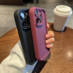 Bảo Vệ TPU Đen Silicone Trường Hợp Điện Thoại Cho <span class=keywords><strong>Iphone</strong></span> 15 Pro Max 14 13 11 Điện Thoại Di Động Bìa Cho <span class=keywords><strong>Iphone</strong></span> Vỏ - Product Image 1