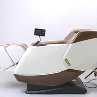 Heißer Verkauf: Moderner, luxuriöser, kabelloser 3D-KI-Ganzkörper-Massagesessel aus Leder mit Schwerelosigkeitsfunktion und Musik