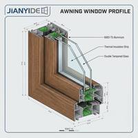 Ventanas Corredizas Horizontales Modernas de PVC/UPVC con Doble Acristalamiento y Cortina Colgante para Sala de Estar, Dormitorio o Escuela