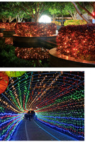 Guirlandes lumineuses LED décoratives, lumières ciel étoilé, connecteurs mâle/femelle, guirlandes lumineuses LED pour les fêtes et la décoration de Noël.