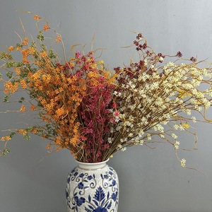 Nouvelles Fleurs Artificielles Réalistes 2026 : Branche de Saule Blanc et Spirea à Fleurs Blanches pour Arrangements Floraux Maison, Mariage, Bureau - Product Image 1