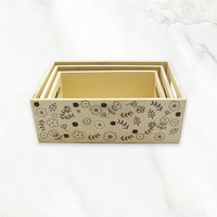 Vintage Houten Mand Natuurlijke Houten Decoratieve Opbergdoos/Groothandel Goedkope Houten Opslag Fruitgroenten Kratten