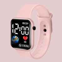 Montre électronique pour enfants tendance 2023, montre LED à dessin animé, montre électronique pour hommes, montre tendance moins chère, montre pour enfants