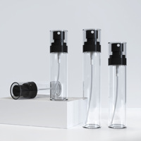 Conteneur d'emballage cosmétique bouteille de brouillard PET en plastique blanc personnalisé mat clair Type parfums corps vaporisateur bouteille 80ML 100ML