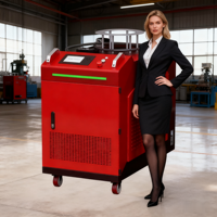 Machine de nettoyage au laser 3000W pour le nettoyage des façades de maisons et de bâtiments, dérouillage de l'acier, élimination de l'oxydation