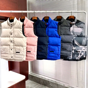 Gilet d'hiver décontracté coupe-vent pour homme et femme, personnalisable avec logo NFC, style canadien, en duvet d'oie - Product Image 1