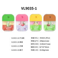Parfum de poche mini carte 35 ml de haute qualité pour femmes, vente en gros, sur mesure, spray, Cologne, lait, patchouli, agrumes