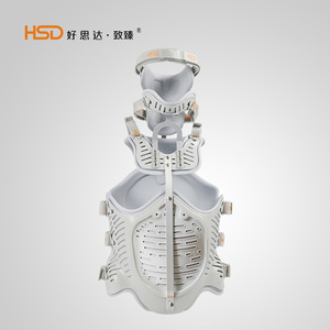 Soporte de Fijación para Cabeza, Cuello y Pecho, Color Gris Plateado, Estabilizador para Uso Postoperatorio - Product Image 3