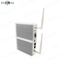 Mini PC OEM con Envío Gratuito, Celeron 2955U, Doble NIC, Doble COM, Doble Núcleo, SSD de 256 GB, Linux, Sin Ventilador, WiFi, Mini Ordenador Económico para el Hogar y la Oficina