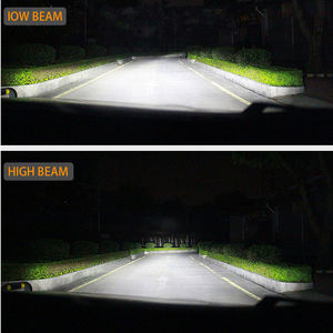 Phares de voiture 7x6/5x7 pouces LED, faisceau Hi/Lo, phares rectangulaires, halo blanc, DRL, clignotant ambre, H4 12V 120W 6000 lumens - Product Image 6