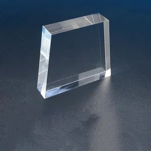 激光美容仪用热销LPL透明光学玻璃K9蓝宝石导光块棱镜