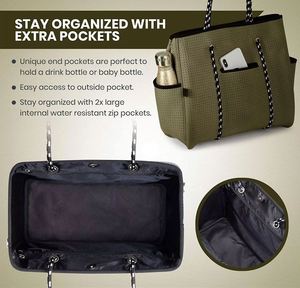 Bolso Tote Impermeable de Gran Capacidad para Mujer, con Compartimento Oculto, Portátil y Cómodo, Venta al por Mayor de Fábrica BSCI, OEM/ODM - Product Image 5