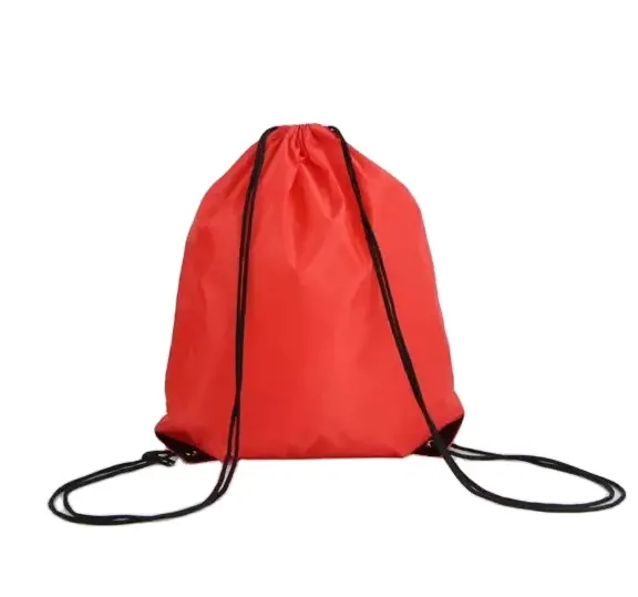 प्रोमो लोकप्रिय रंग खेल सस्ते पदोन्नति पॉलिएस्टर के लिए ड्रा स्ट्रिंग बैग Drawstring बैग