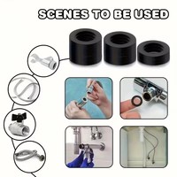M2 M2, 5 M3 M4 M5 M6 M8 M10 M12 M14 MM16 M18 M20 Schwarz Kunststoff Nylon Unter leg scheibe Überzogen Flache Distanz scheibe Unter leg scheiben Dichtungen Dichtung sring