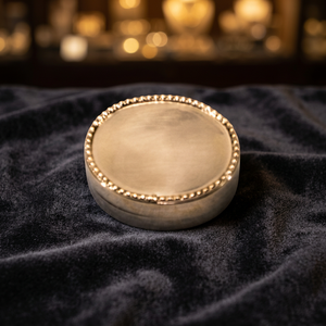 Conteneur en laiton plaqué argent - Product Image 1