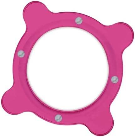 สีชมพู ทรงกลม -3.5 * 3.5 นิ้ว