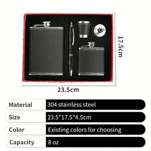 ชุดขวดวิสกี้สแตนเลสสำหรับเป็นของขวัญ - Product Image 4