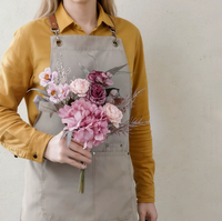 Bunga Mawar Buatan Old Dream Flower Note, Buket Gantung Dinding untuk Rumah & Pernikahan - Gaya Eropa Buatan Tangan Alami untuk Hari Valentine