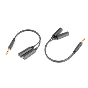 Audio Converter 6.35mm Male To Dual 6.35mm Female <b>Splitter</b> <b>Cable</b> For Audio Devices - Product Image 3