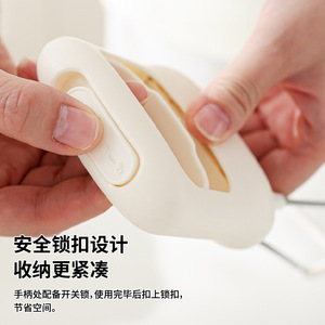 Anti Scalding Dish <b>Clip</b> Stainless Steel Plate Lifter Non Slip Steaming Food Holder Kitchen <b>Tool</b> Milky White 25cm - Product Image 2