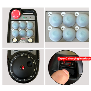 XHC usine vente Rechargeable sans fil volant MPG pendentif Support jusqu'à 12 <span class=keywords><strong>axes</strong></span> pour Siemens Mitsubishi Masso CNC système - Product Image 4