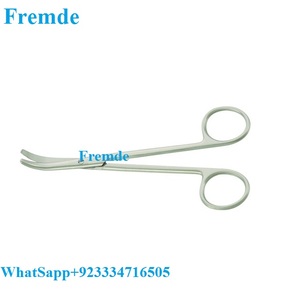 Ciseaux de rhinoplastie certifiés CE & ISO Fomon 12.5cm Instruments chirurgicaux en acier inoxydable Matériau métallique - Product Image 1