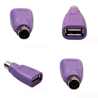 Adaptor USB ke Ps2 6Pin Din USB betina