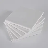 Dessous de verre en céramique blanche imprimée par Sublimation personnalisé, 5 pièces