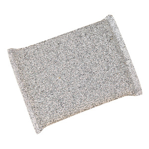 Gold And Silver High Density Sponge Brush Kitchen Cleaning Pad Rectangle Shape Scouring Pad For Heavy Duty Cleaning - Product Image 3