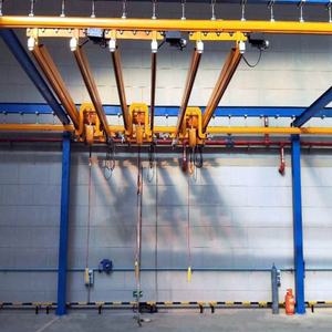 Grúa de un solo haz de doble haz Kbk, sistema de riel de aleación de aluminio, grúa monorraíl de suspensión a la venta - Product Image 4
