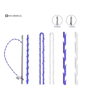 ENNA coreano PDO hilos proveedor aprobado Ojo de zorro 19G 100 mm PDO PCL tornillo roscas 30g elevación aptos PDO COG hilo Corea del Sur