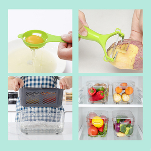 Gran oferta, cortador de verduras Manual 16 en 1, nueva picadora de cebolla y zanahoria de silicona con espátula para picadora de alimentos de cocina - Product Image 3