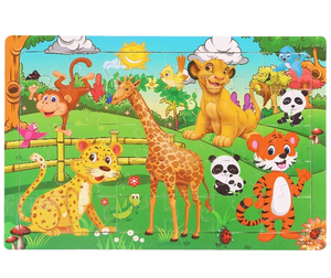 Puzzle <span class=keywords><strong>de</strong></span> <span class=keywords><strong>dinosaures</strong></span> en papier <span class=keywords><strong>de</strong></span> 30 pièces pour enfants <span class=keywords><strong>de</strong></span> 2 à 13 ans, avec lamination mate/brillante, jouet éducatif, <span class=keywords><strong>jeux</strong></span> <span class=keywords><strong>de</strong></span> correspondance précoce - Product Image 2